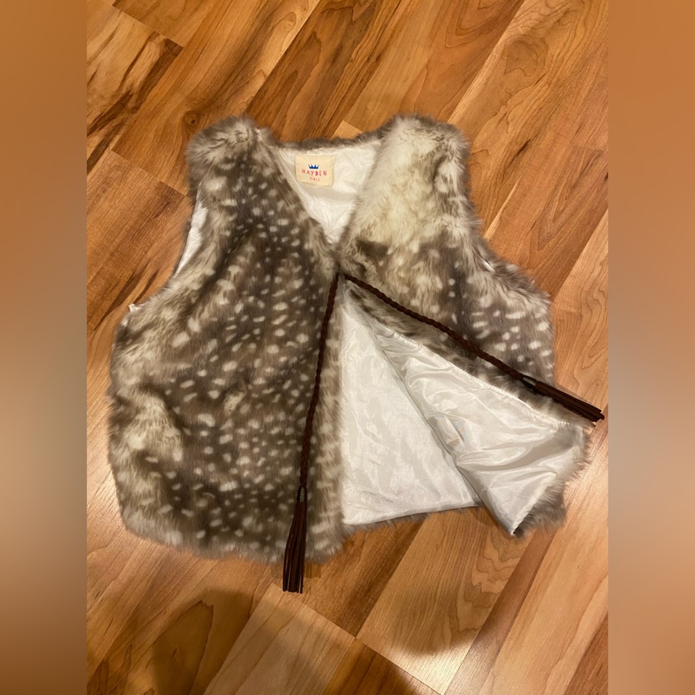 Hayden Girls Faux Fur Vest